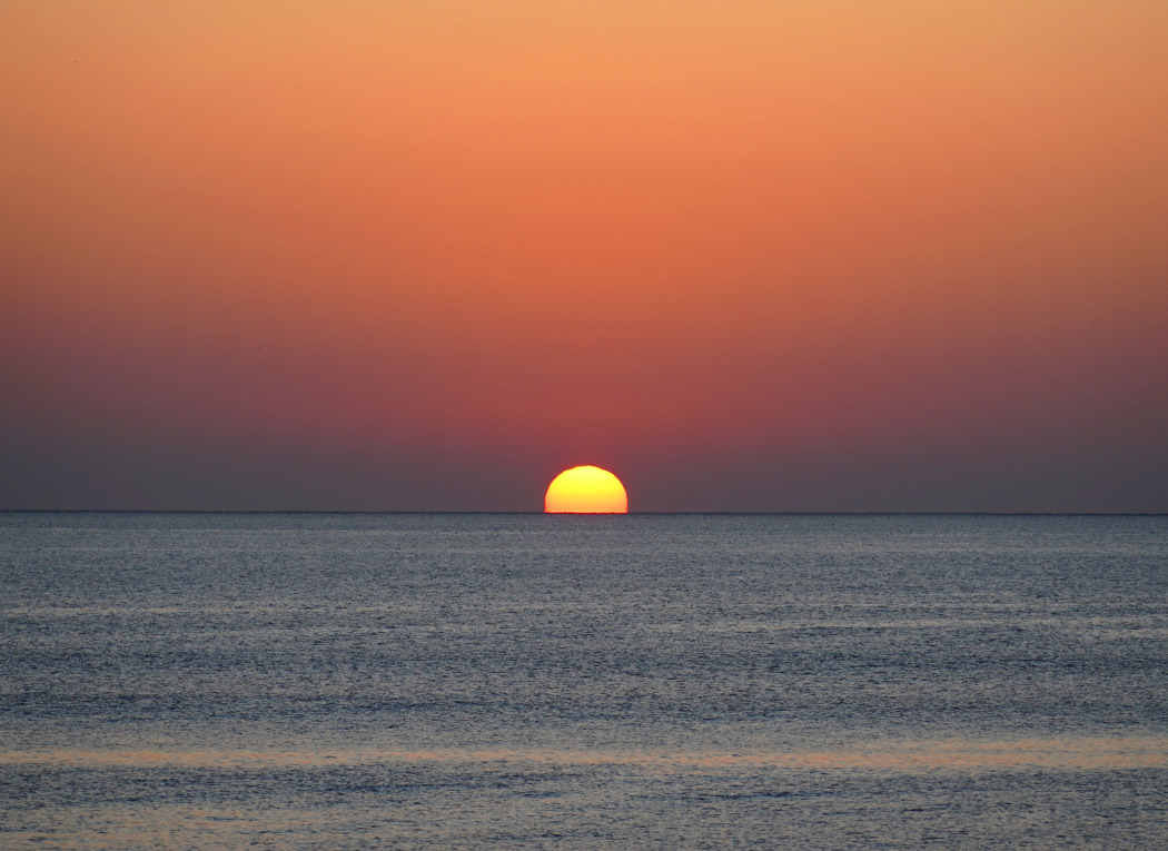 sunset on oaxaca coast by oaxakite